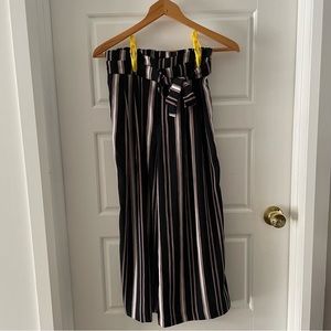 ZARA Striped Wide Leg Flowy Pants Size XS/S